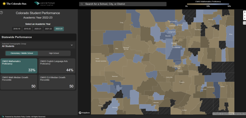 Keystone Policy Center, Colorado Sun Partner to Highlight Education Testing Data